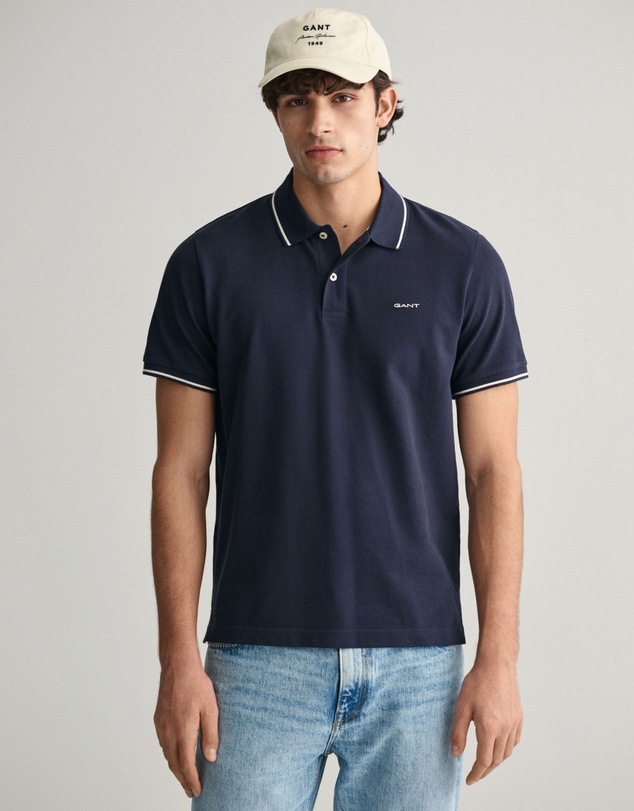 Gant - Tipped Piqué Polo Shirt