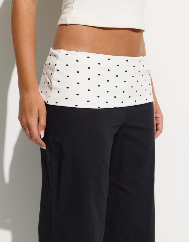 Dazie - Makay Low Rise Fold Down Pants