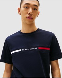 Tommy Hilfiger - Crew Neck Logo Panel T-Shirt