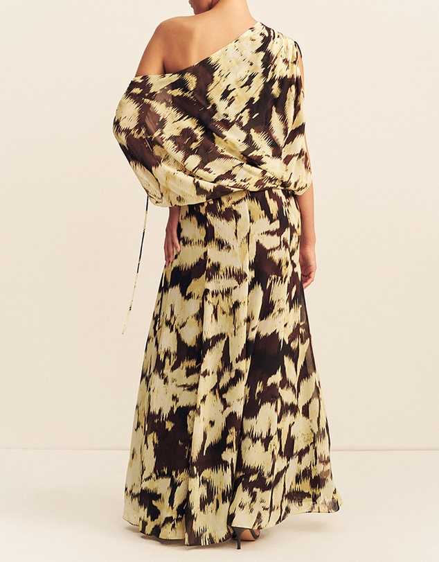 Shona Joy - Benny Off Shoulder Blouson Maxi Dress