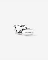 Michael Hill - Men's Silver Rectangle Cufflinks