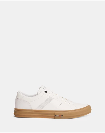 Tommy Hilfiger - Harlem Leather Low-Top Sneakers - Men's