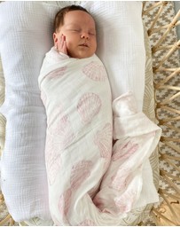 Anchor & Arrow - Sea Shell Bamboo Swaddle