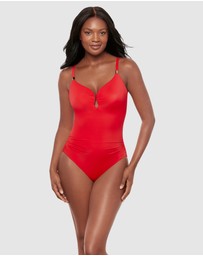 Miraclesuit Swimwear  - Razzle Dazzle Antheia Plunge Underwired Shaping Swimsuit