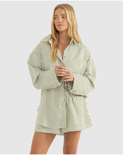 Rhythm - Cove Stripe Long Sleeves Shirt