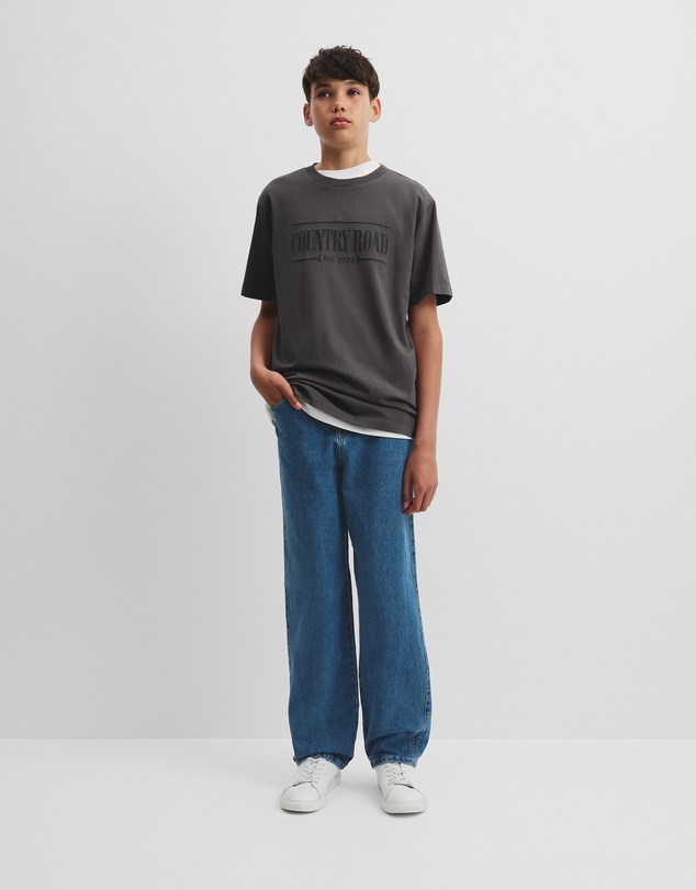 Country Road - Teen Australian Cotton Heritage Oversized T-shirt