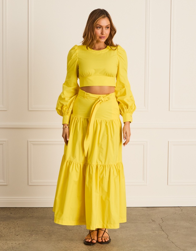 Heaven Australia - Citron Tia Maxi Skirt