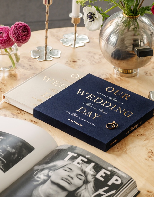 Printworks - Printworks Wedding Guest Book-Dark Blue