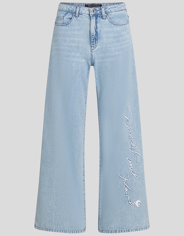 Karl Lagerfeld - KL x Disney Wide Leg Jeans