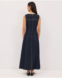 Calli - Remi Denim Midi Dress