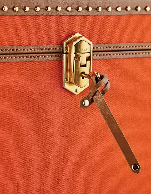 Wolf - Wolf Ida Trunk Jewellery Box Orange