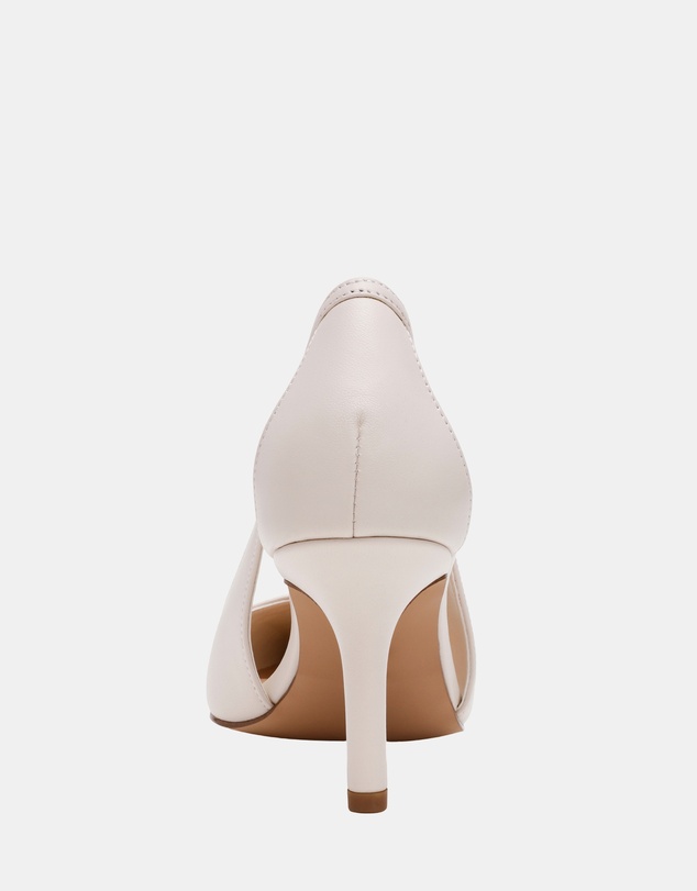 Steve Madden - Altra Ivory Pearl Leather Heels