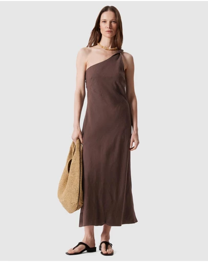 & Other Stories - One-Shoulder Midi Dress