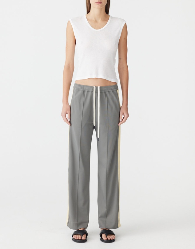 Bassike - Twill Stripe Detail Pants