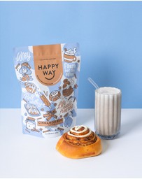 Happy Way - Cinnamon Bun Whey Protein Powder