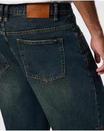 Thrills - Mid Slacker Relaxed Long Denim Jeans