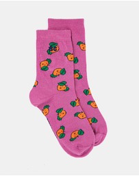 Bobo Choses - Curious Turnip All Over Short Socks - Kids-Teens
