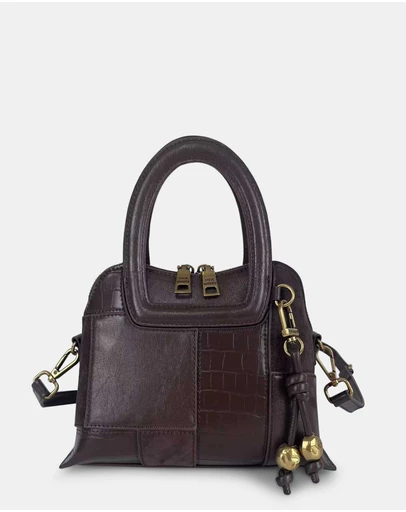 Steve Madden - BRomey Ml Brown Top Handle Bag