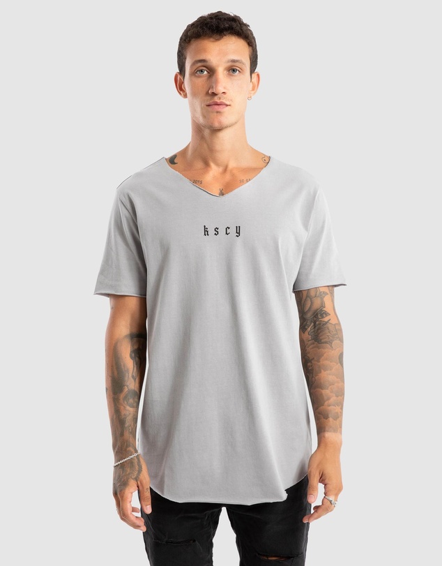 Kiss Chacey - Made Of Iron Raw Neck Tee