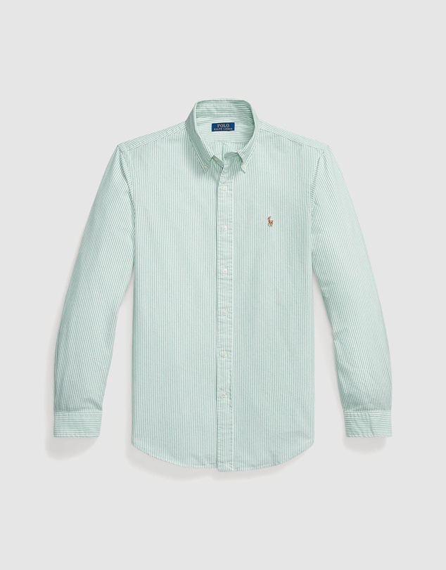 Polo Ralph Lauren - Custom Fit Striped Oxford Shirt - ICONIC EXCLUSIVE