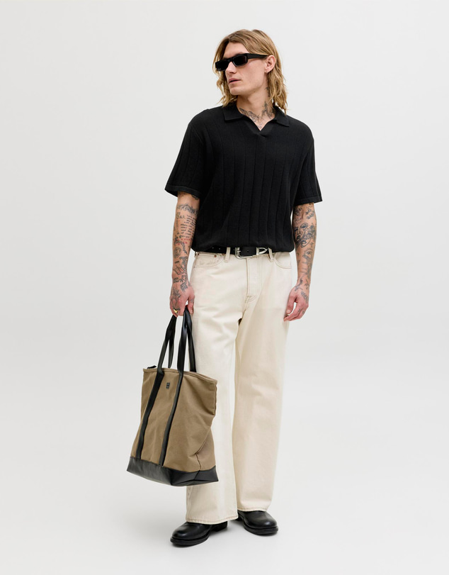 Jack & Jones - JJEBradley Knit Split Neck SS