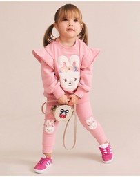 Huxbaby - Flower Field Bunny Sweatshirt - Babies-Kids