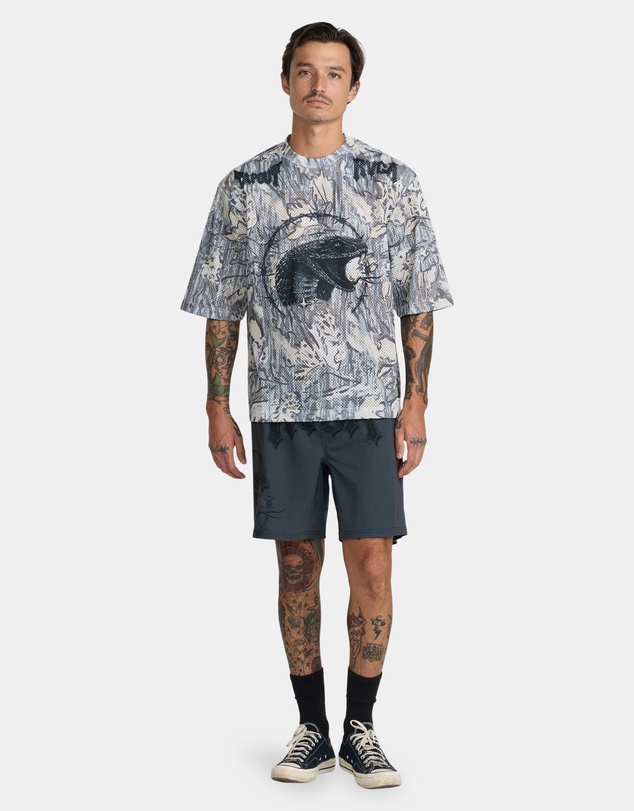 RVCA - Mens Tapout Mesh Jersey T-Shirt