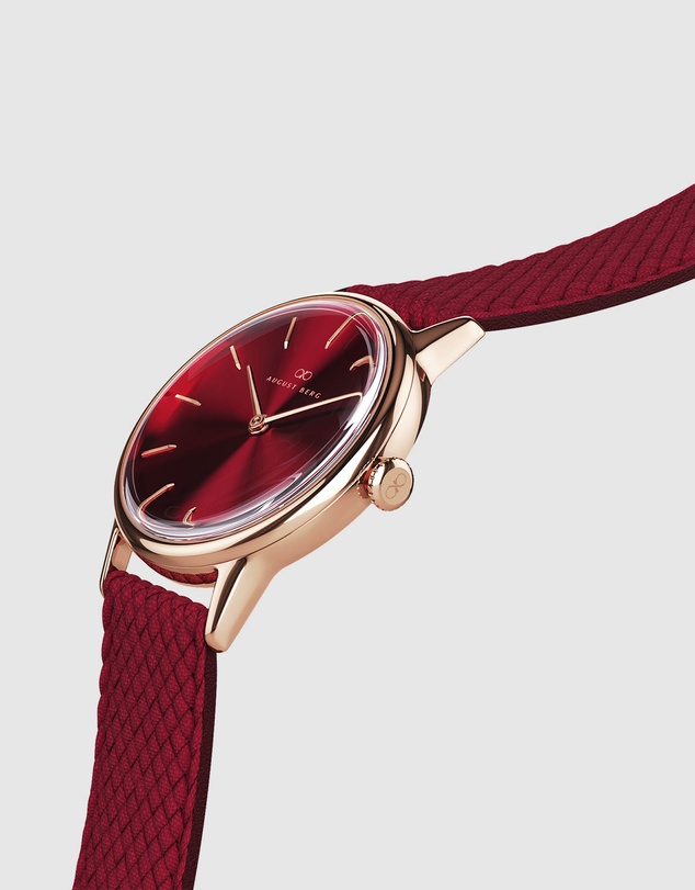 August Berg - Serenity 32mm Burgundy Watch