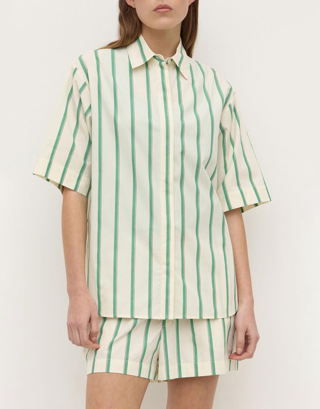 Assembly Label - Agnes Stripe Short Sleeve Shirt