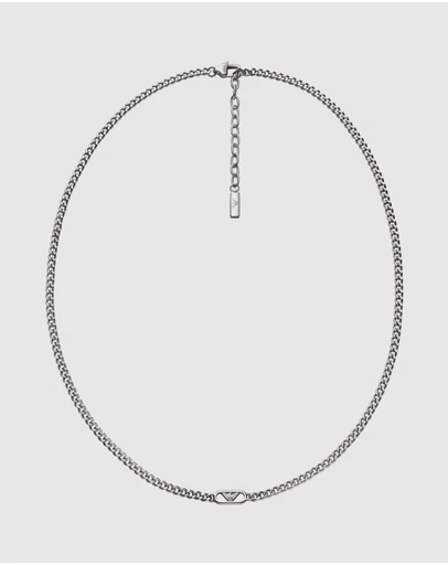 Emporio Armani - Emporio Armani Silver-Tone Necklace