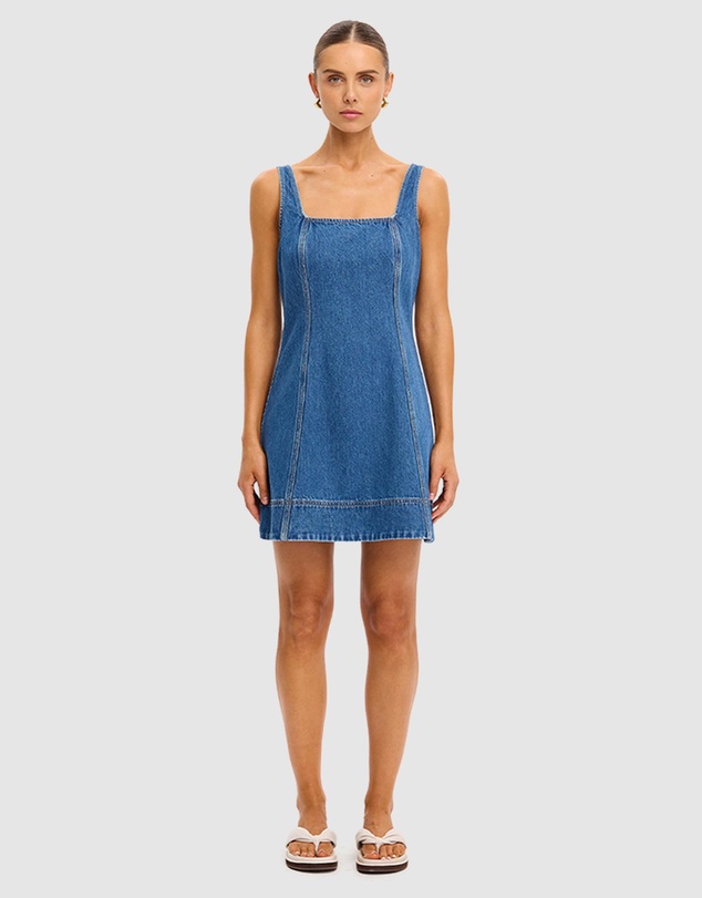 KIVARI - Oriana Denim Mini Dress