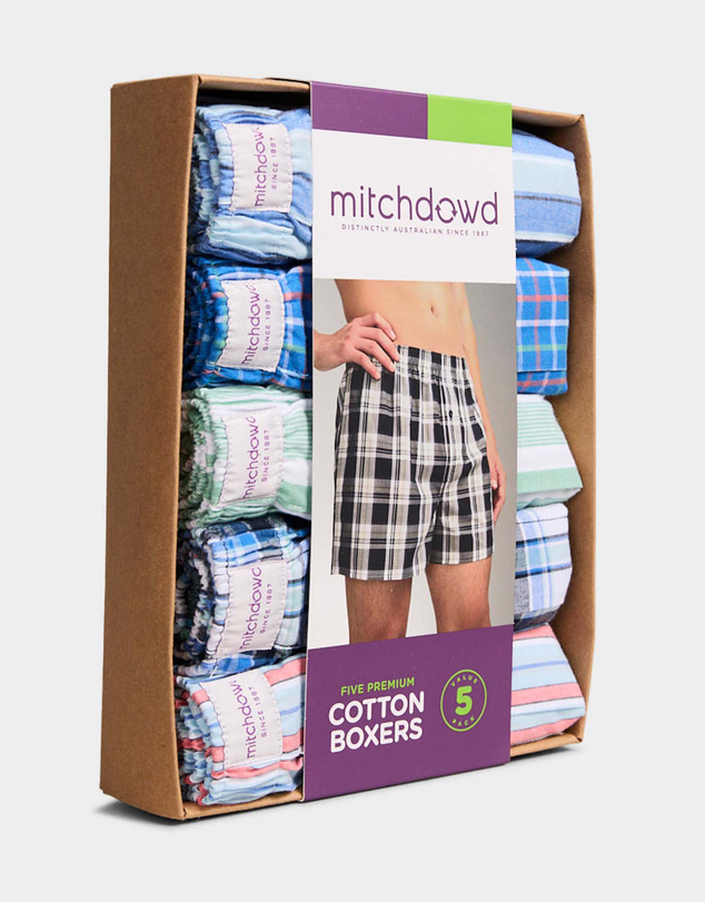 Mitch Dowd - Mitchdowd Summer Dreams Cotton Boxer Shorts 5 Pack