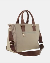 Pierre Cardin - Pierre Cardin RFID Lightweight Nylon Mini Tote with Crossbody