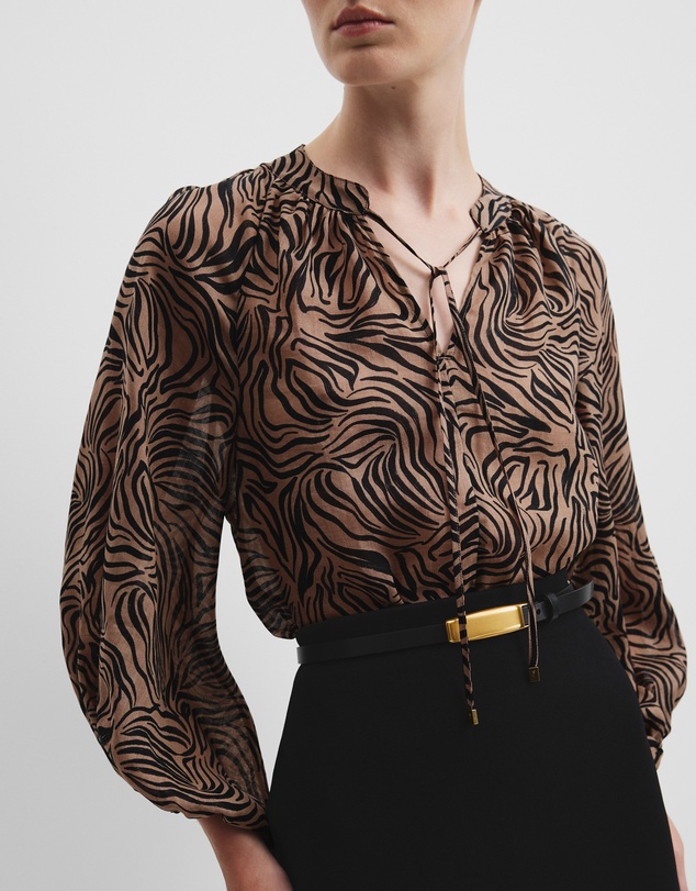 Country Road - Print Blouson Blouse