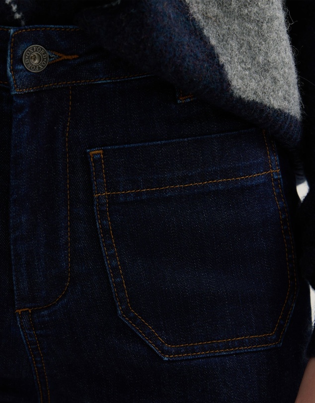 Oxford - Alexa Stretch Patch Pocket Jeans