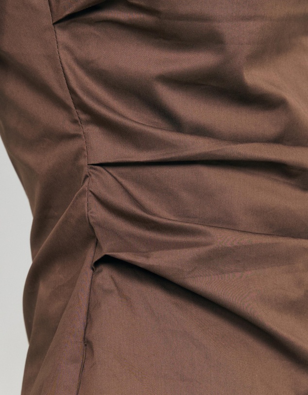 AERE - Ruched Organic Cotton Top