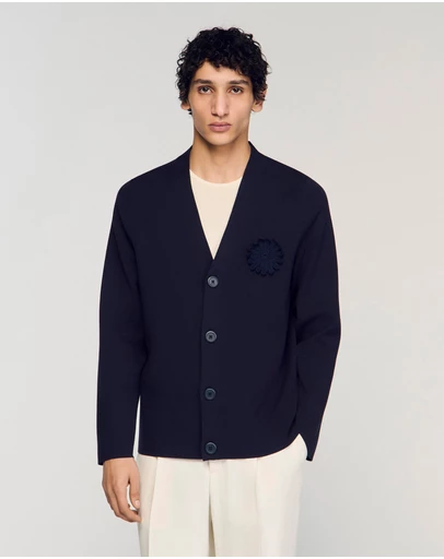 Sandro - Crochet Flower Cardigan