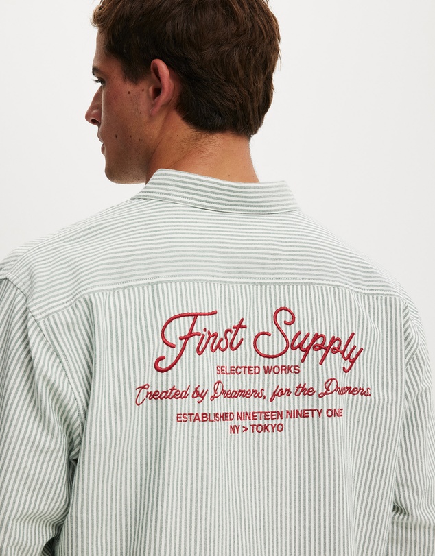 Cotton On - Bedford Long Sleeve Shirt