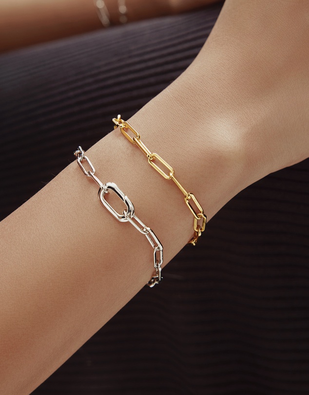Ania Haie - Gold Linked Chunky Bracelet