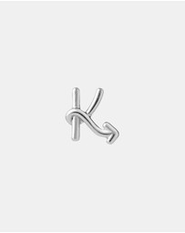 Karen Walker - K Initial Love Letter Stud
