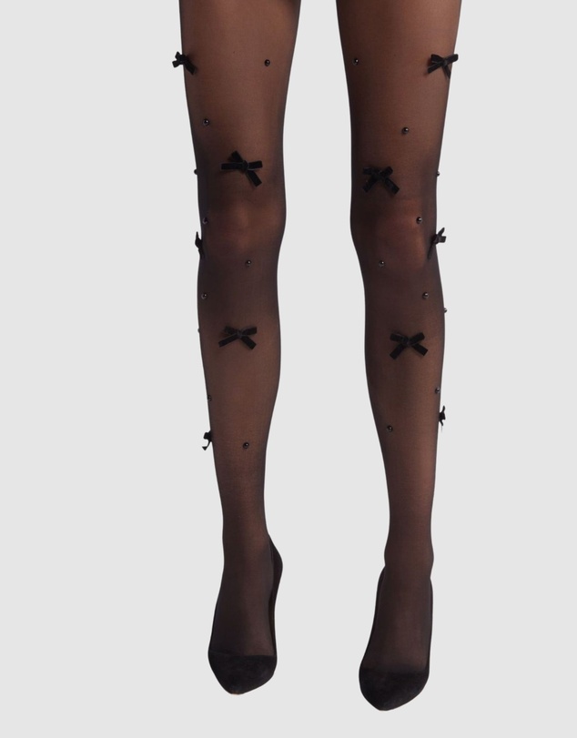 High Heel Jungle - Velvet Bow Pearl Tight
