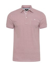 Oxford - Milo Print Jersey Polo With Pocket