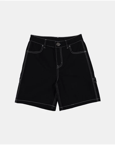 Santa Cruz - Groovy Stack Carpenter Jean Shorts - Teens
