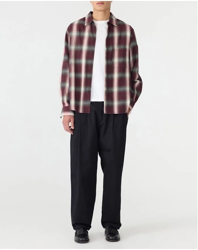 Bassike - Boxy Check Shirt