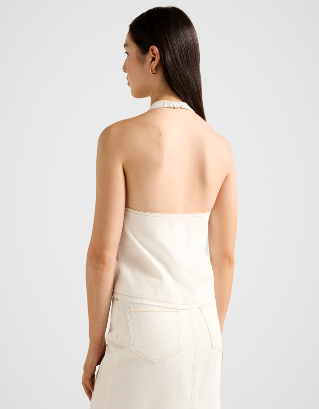 Forever New - Frankie Denim Halter Neck Top