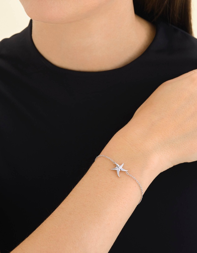 Rosefield - Seastar Silver Tone Bracelet