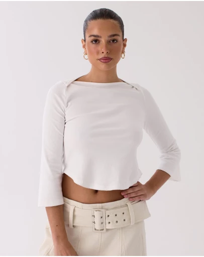 Style Addict - Lola Top - White