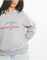 Vintage by The Real Deal - Pre Loved - Vintage 2002 NCAA Ohio State Buckeyes Sweatshirt