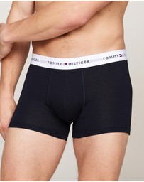 Tommy Hilfiger - 3-Pack Essential Logo Waistband Trunks