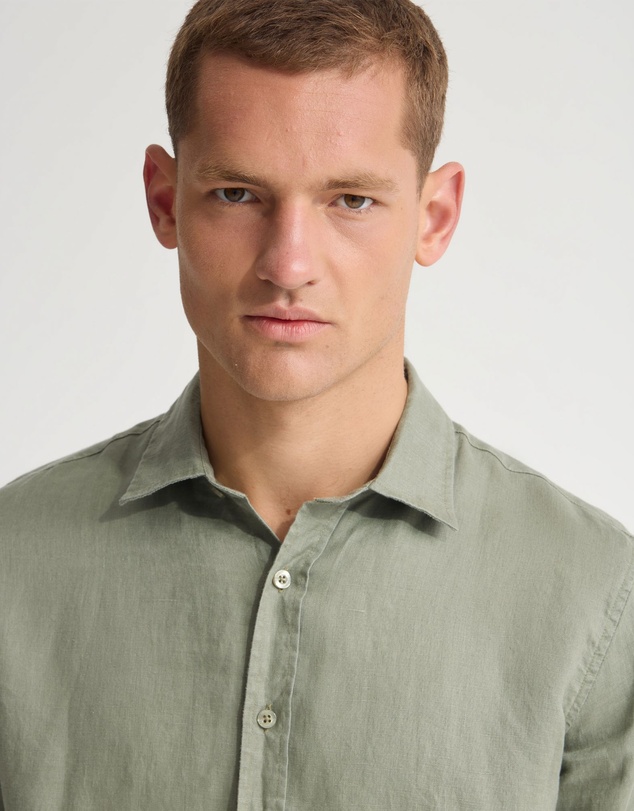 Oxford - Copper European Linen Shirt